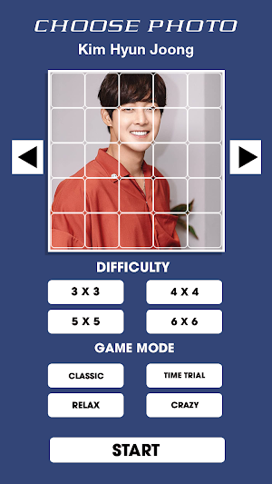 Slide Puzzle Kim Hyun Joong Screenshot 0