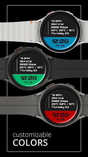 DADAM111: Digital Watch Face Screenshot 1