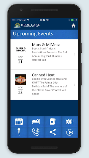 Blue Lake Casino & Hotel Screenshot 1