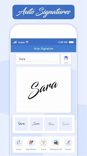 Electronic Signatures Maker Screenshot 1