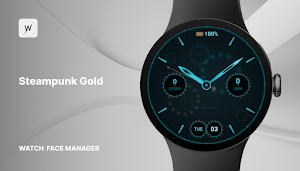 Steampunk Gold - watch face Screenshot 0