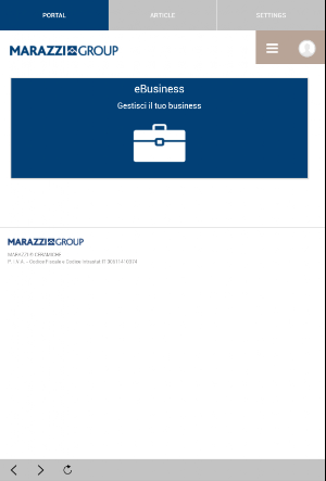 Marazzi Group Portal Screenshot 0