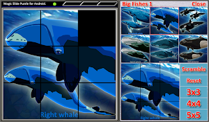 Magic Slide Puzzle B Fishes 1 Screenshot 2