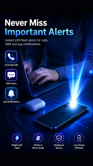Flashlight: Alert & LED Flash Screenshot 2