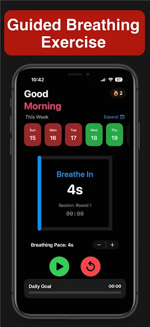 Box Breathing - Mindful Timer Screenshot 2