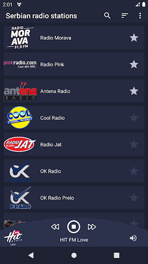 Serbian radio stations Screenshot 0