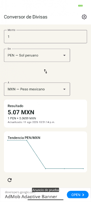 Conversor de Divisas Screenshot 0