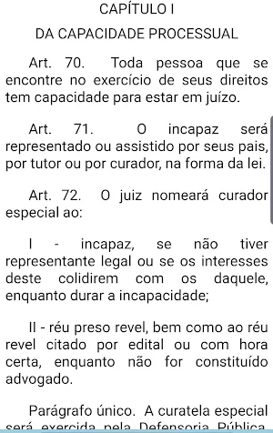 Código de Processo Civil cpc Screenshot 0