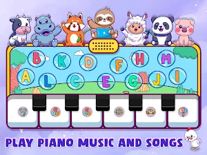 Baby Piano Kids Musical Games Screenshot 0