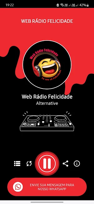 Web Rádio Felicidade Screenshot 1