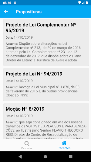 Processo Legislativo Digital Screenshot 3