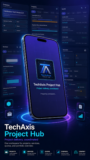 TechAxis Project Hub Screenshot 1