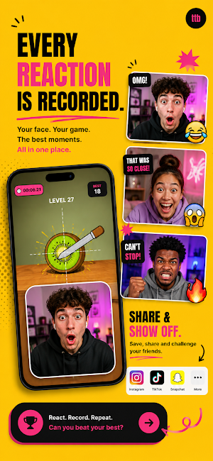 Tap Tap Boom: Camera Games Screenshot 3