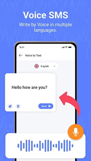 Type SMS by Voice: SMS Typing Screenshot 1