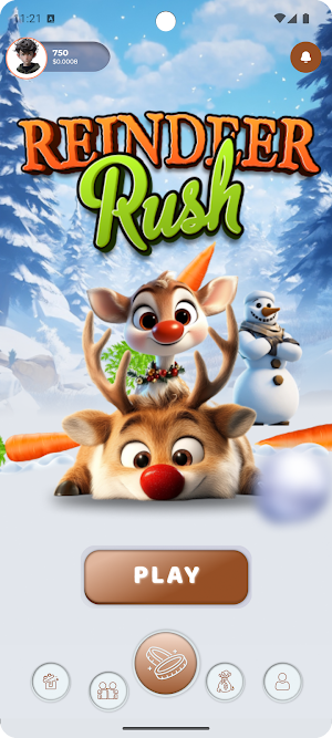 Reindeer Rush Screenshot 1