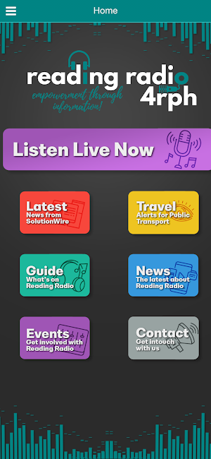 Reading Radio App Screenshot 0