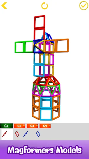 Magformers: Magnetic Balls Buildings/Vehicles Screenshot 3