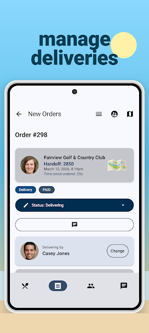Club Order App Screenshot 2