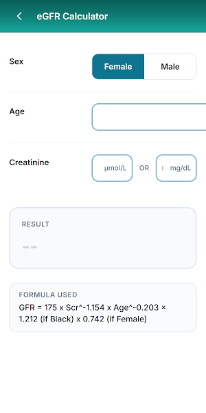 Pocket Medical Calculator Screenshot 3