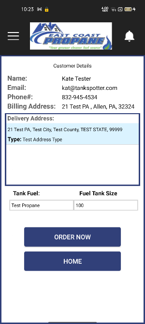 East Coast Propane Screenshot 3