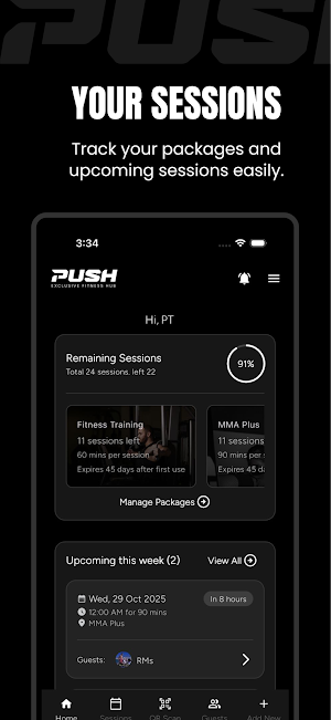 PUSH GYM Screenshot 0