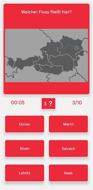 Österreich Karte - Quiz Screenshot 2