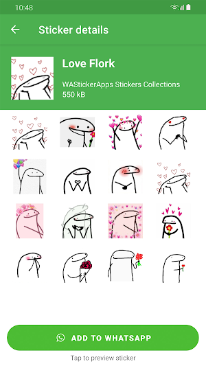 Flork Stickers WAStickerApps Screenshot 1