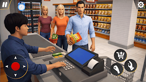 Supermarket Cash Register Game Screenshot 0