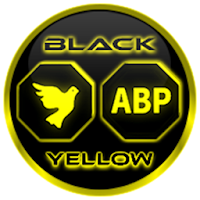 Flat Black and Yellow Icon Pack ✨Free✨