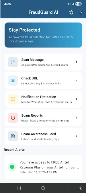 FraudGuard AI Screenshot 2