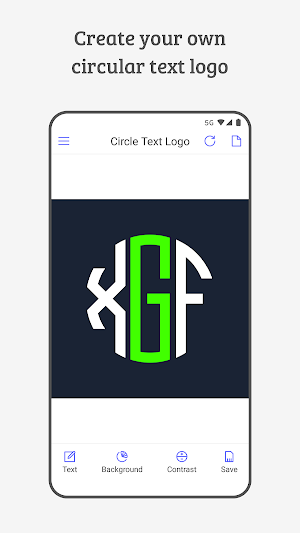 Circle Text Logo Maker (Circle Text Generator) Screenshot 0