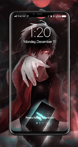 Badas Anime Boy Wallpaper Screenshot 0
