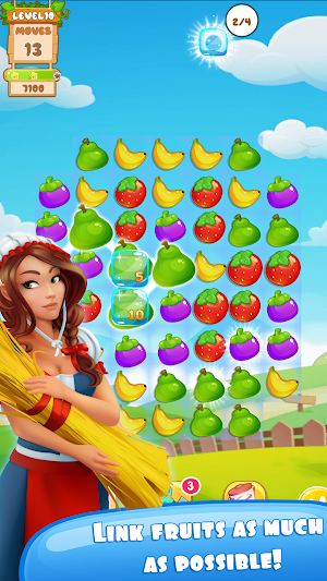 Match3 Fruits Farmden Screenshot 0