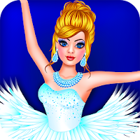 Ballerina Doll Fashion Salon Makeup Dress up Game