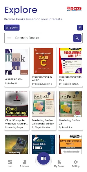 PCPS eLibrary Screenshot 2