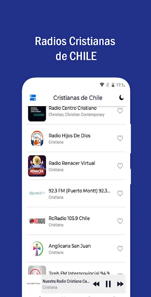 Radios Cristianas de Chile Screenshot 1