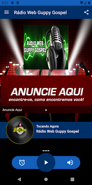 Rádio Web Guppy Gospel Screenshot 2