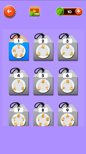 Word Cross: Mind Puzzle Screenshot 1