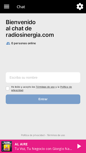 Radio Sinergia Latina Screenshot 2