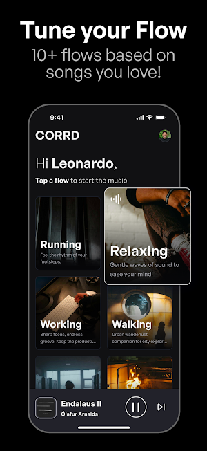 CORRD - Music Playlist by Mood Screenshot 2