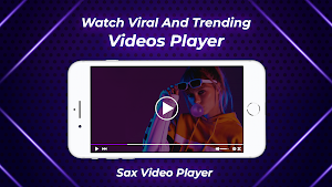 Sax Video Player - All Format HD Video Player 2021 Screenshot 1