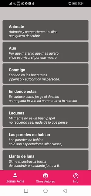 Mi Libro De Poemas Screenshot 0