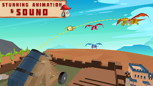 Cannon VS Dragon Battle Screenshot 2