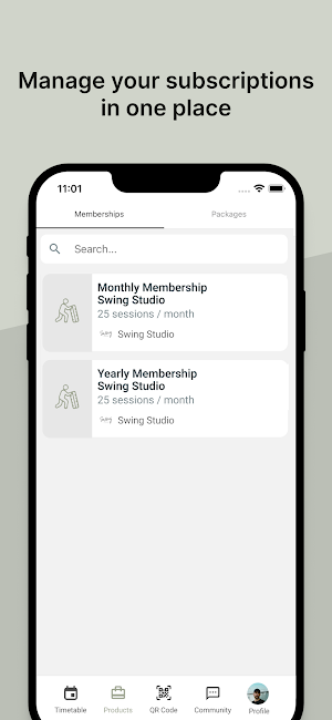 Swing Studio App Screenshot 3