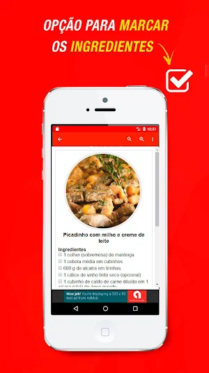 Receitas de Almoço Screenshot 1