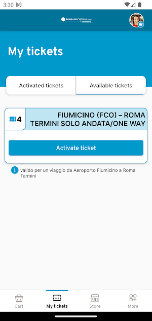Rome Airport Bus Screenshot 3