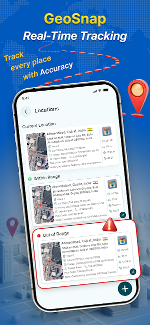 GeoSnap: GPS Map Camera Screenshot 2