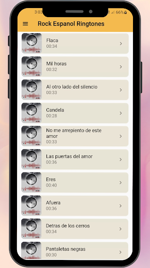 Spanish Rock Ringtones Screenshot 0