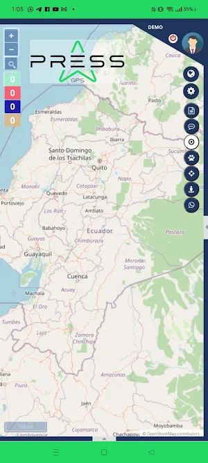 PRESS GPS Screenshot 2