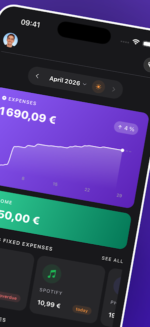 Trya: Budget Planner, Tracker Screenshot 1